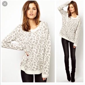 French Connection Leopard Sweater